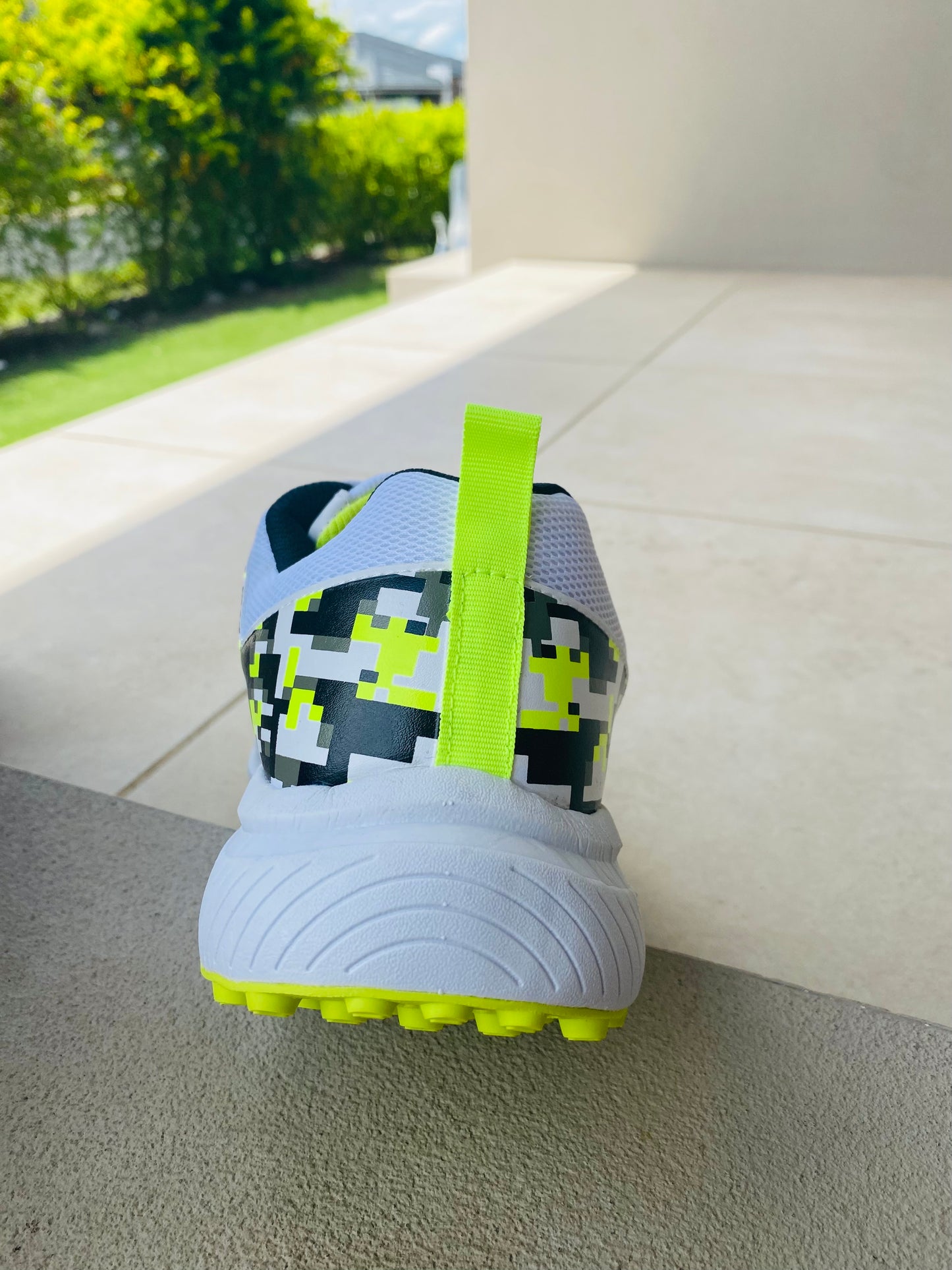 Camo Cricket Shoes Green